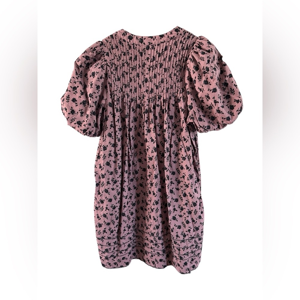 Madewell  Tillie Puff-Sleeve Mini Dress in Shadow Blooms size M - Picture 6 of 9